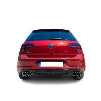 Volkswagen Golf 7,5 (2017-2019) Ps Style Arka Tampon - Difüzör (Plastik)